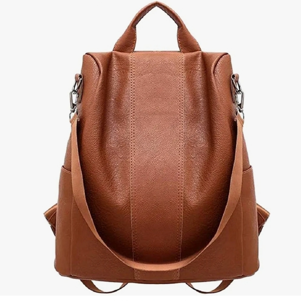 Women Backpack Purses PU Leather Waterproof Daypack Casual Shoulder satchel bag